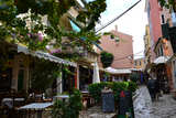 Restaurant in der Altstadt von Korfu
